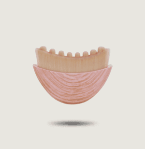 brosse drainage lymphatique visage rose