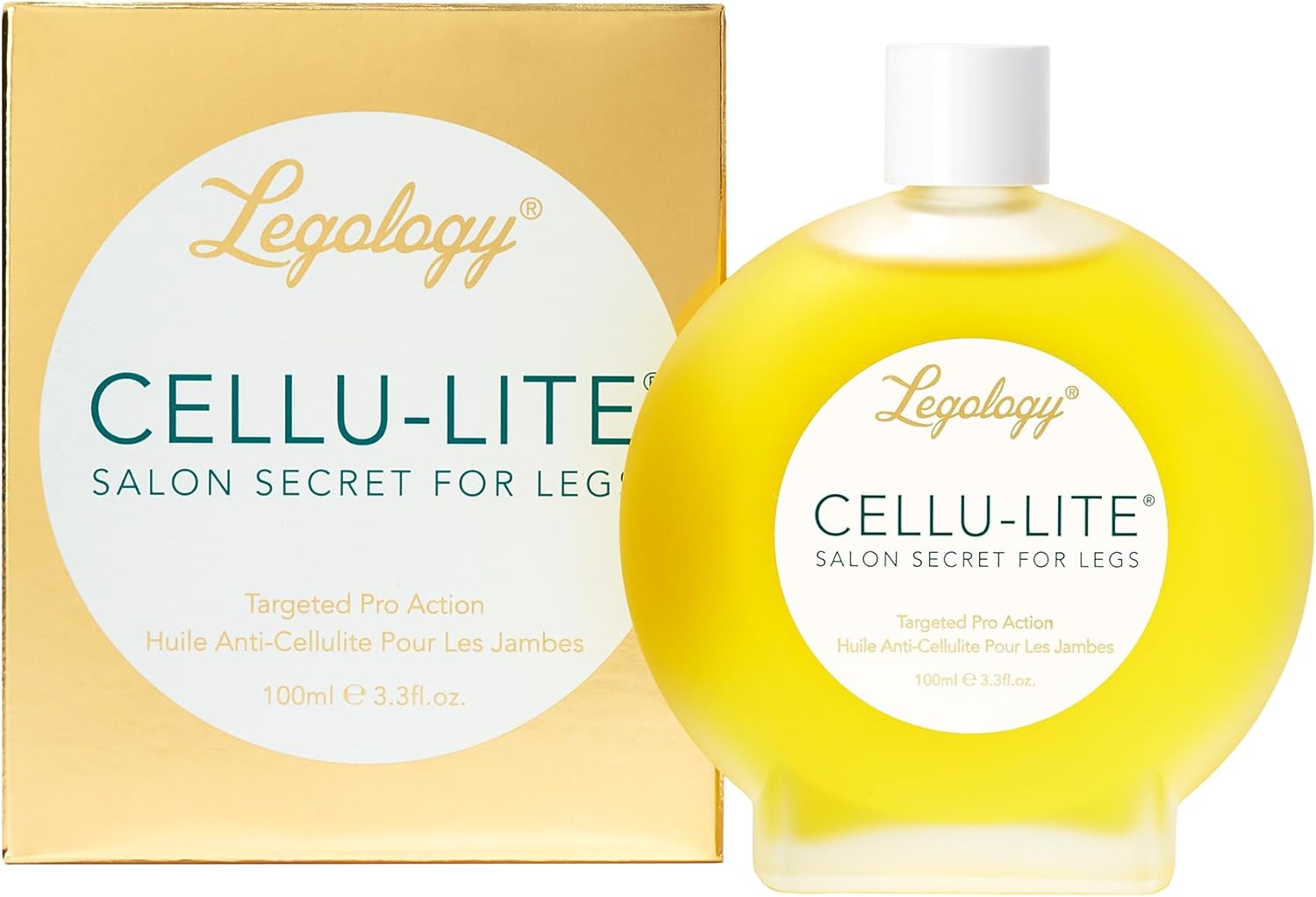 
Légologie Cellulite Aromathérapie Huile de Massage, Salon Secret pour les jambes, 100 ml