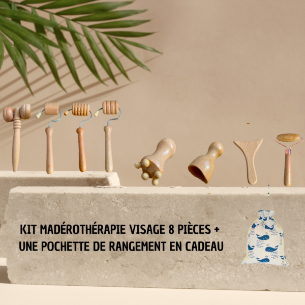 Kit madérothérapie visage 8 pièces