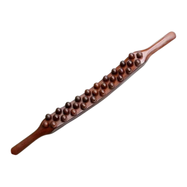 Baton De Massage Bois Gua Sha 31 Perles