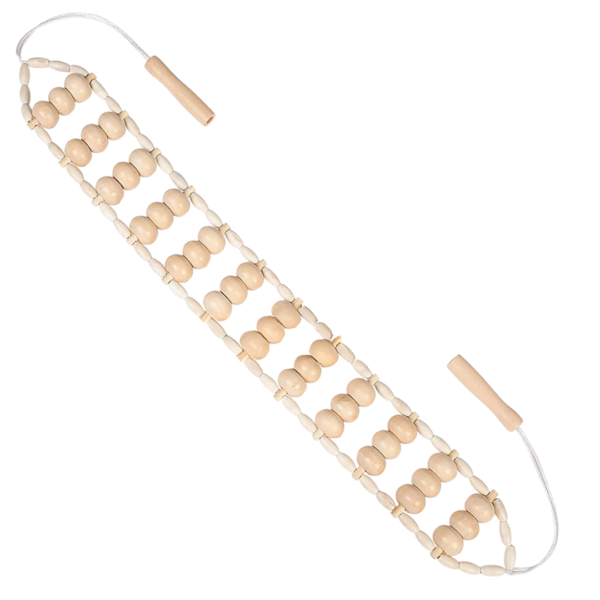 Ceinture Maderotherapie Boules En Bois Naturel 110cm 5