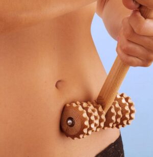 Long Wooden Massage Roller
