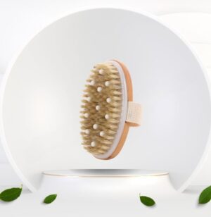 Brosse De Massage Anti Cellulite En Bois Et Fibres Naturelles 5