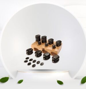 Coffret Pierres Chaudes Massage 36 Pieces 2