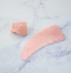 Gua Sha Corps amincissant Quartz Rose