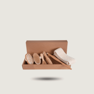 Coffret de Bain et SPA à Domicile - Ensemble de Brosses de Bain Naturelles