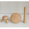 Coffret de Massage Bois Naturel : kit complet