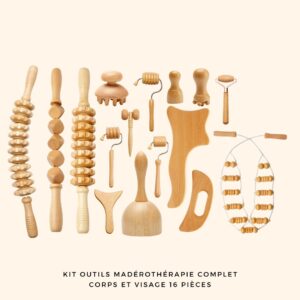 outils maderotherapie 16 pièces