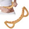 Masseur anti cellulite manuel en bois demi lune