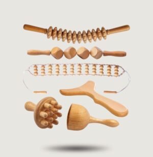 Maderotherapy body massage kit
