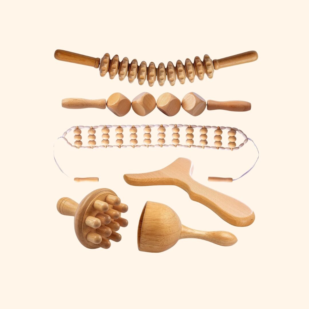 Kit massage corps madérothérapie