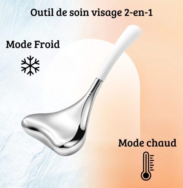 Ice Globes Visage 2-en-1 – Globe de Massage & Cryo Spoon - Imagen 4