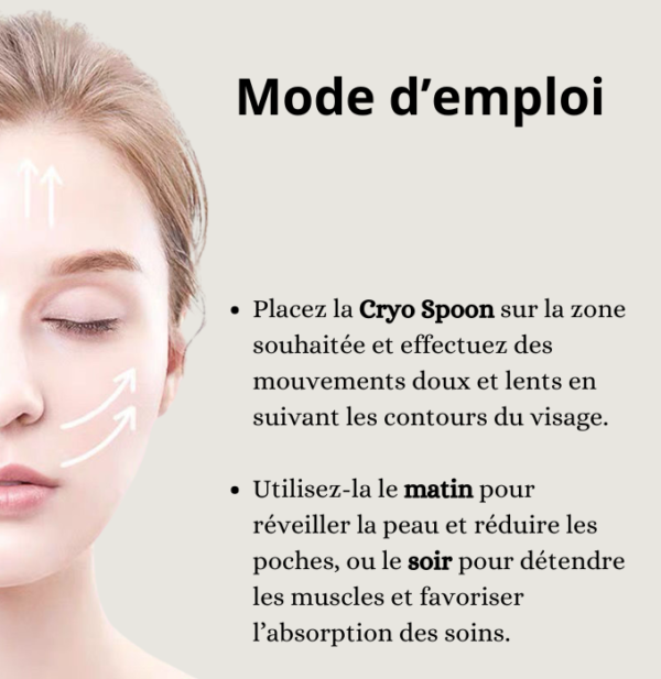 Ice Globes Visage 2-en-1 – Globe de Massage & Cryo Spoon - Imagen 5