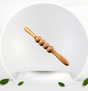 Rouleau de Massage en Bois Sphérique