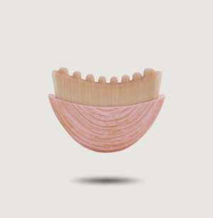 brosse drainage lymphatique visage rose