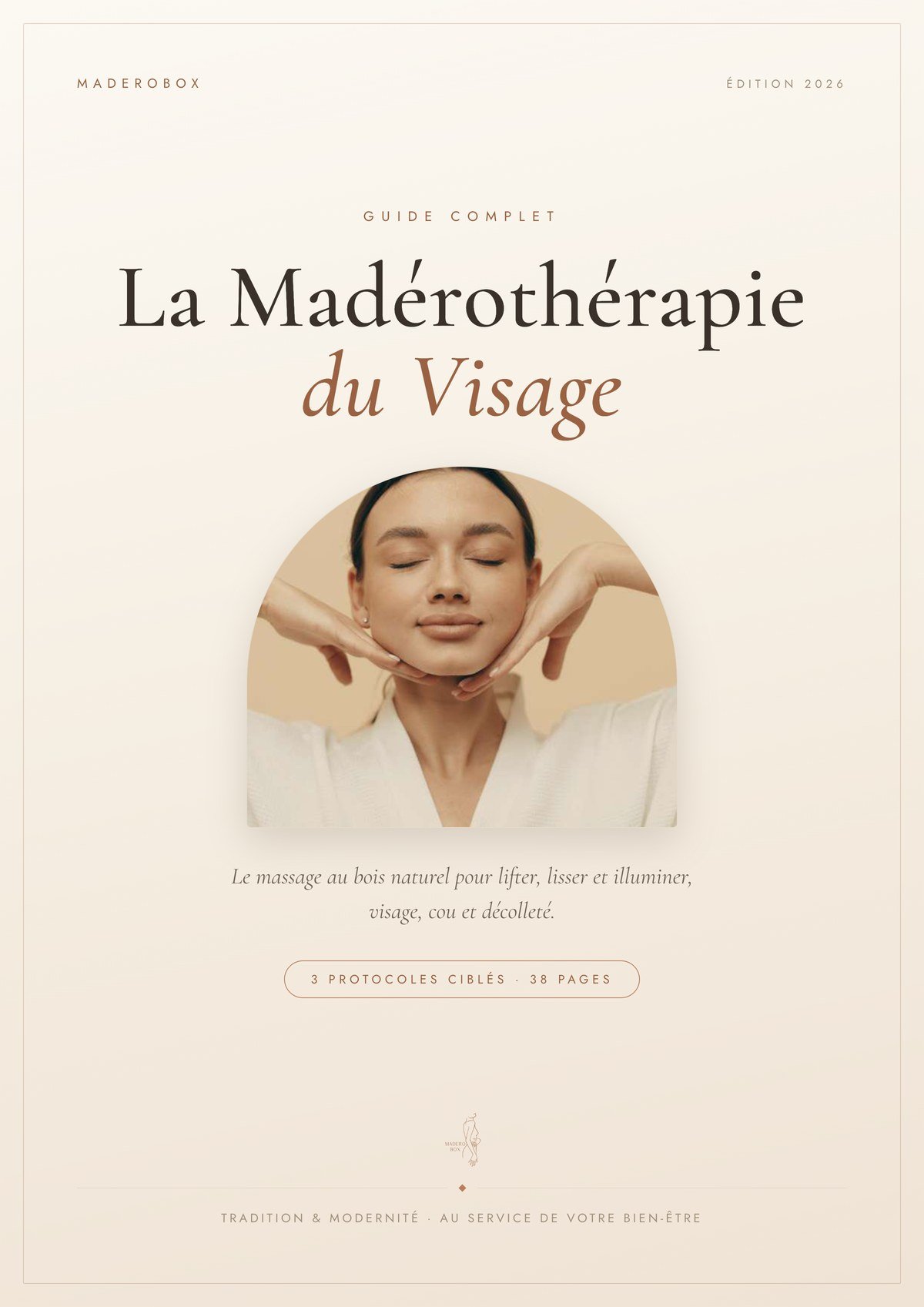 couverture guide madérothérapie du visage édition 2026, 38 pages et 3 protocoles ciblés