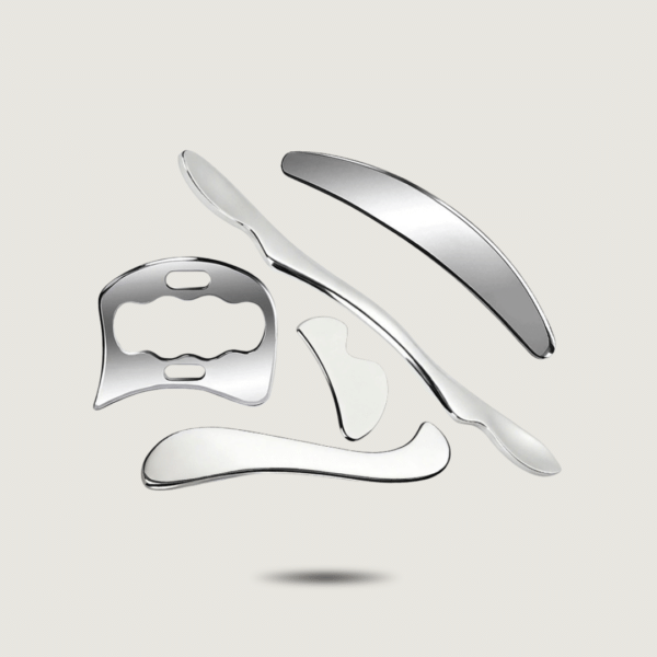 photo montrant les outils pour un massage fascia